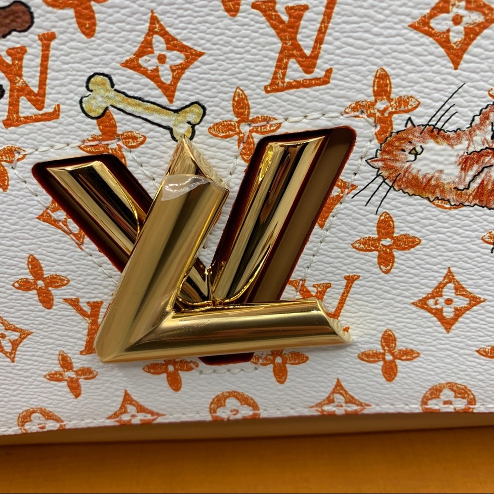 ❌NFS❌Louis Vuitton Catogram Ivory Twist MM bag - Picture 13 of 16